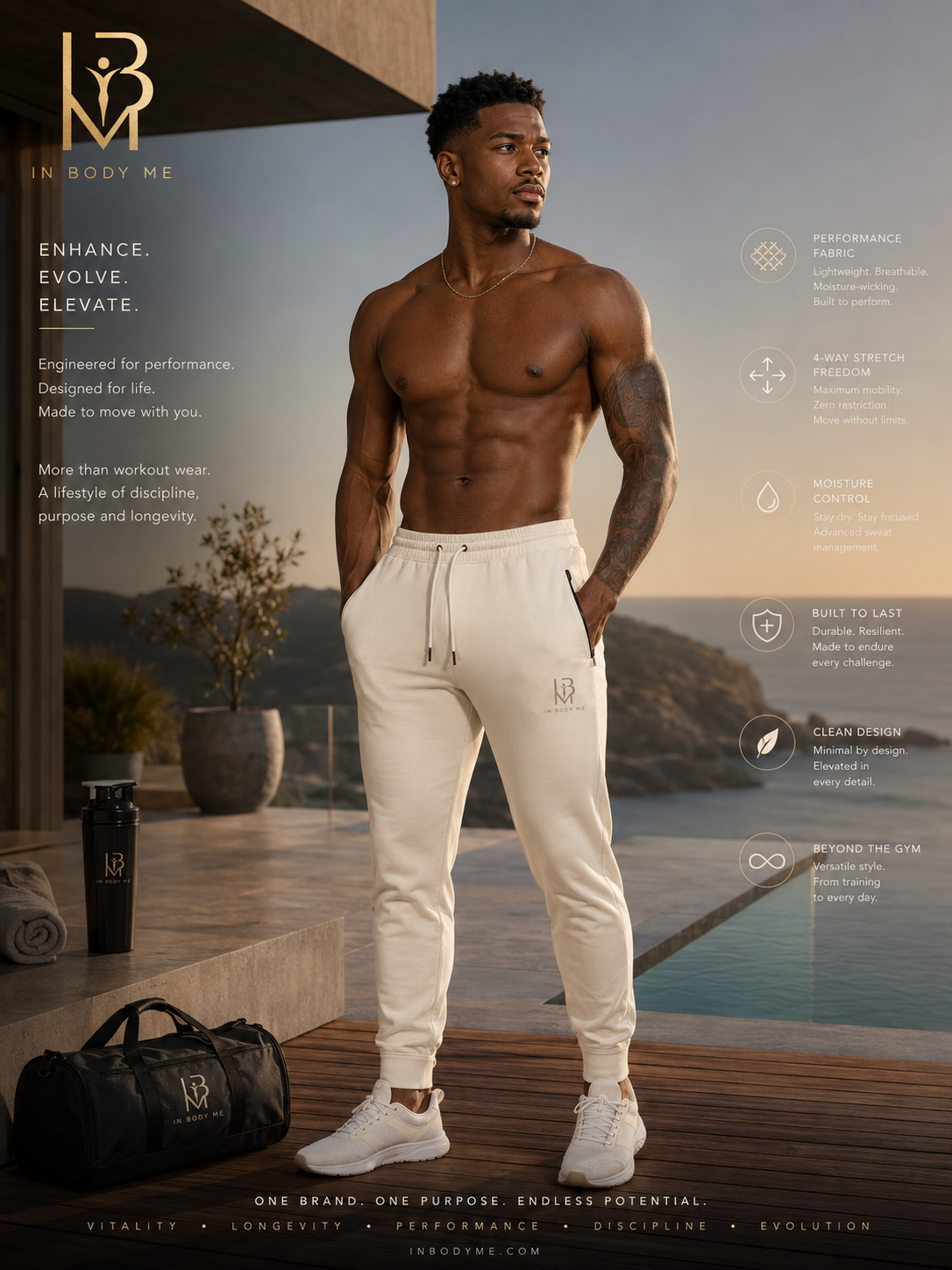 Sand Performance Jogger