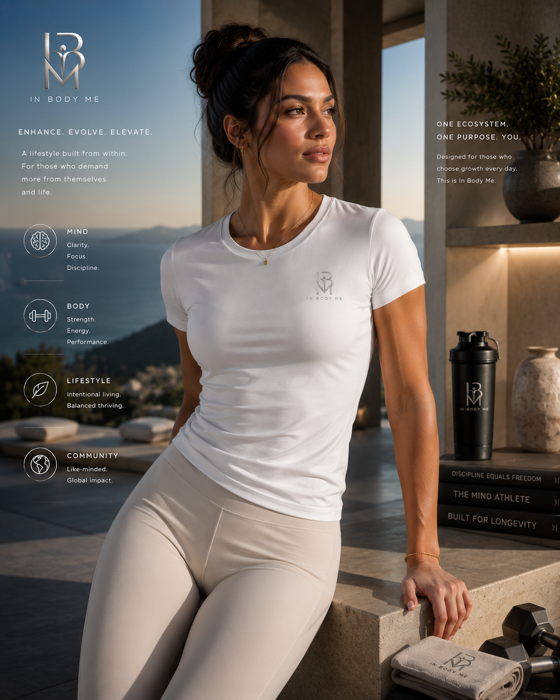 Women’s Ivory Bio-Tech Tee